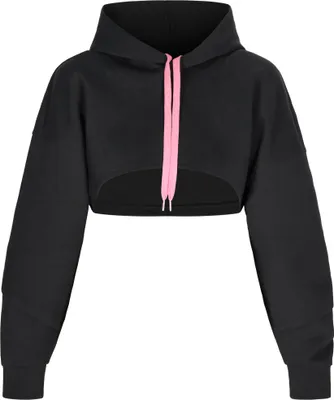Image de Pull à capuche pour femmes Tavite - noir. Taille M