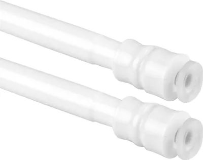 Produktbild von 2er Pack Gardinenstangen zum Klemmen Weiß, ausziehbar 40-60 cm