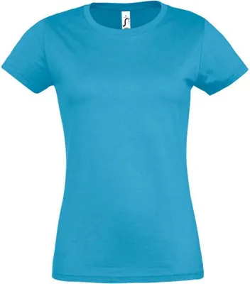 Image de SOLS - T-shirt « Imperial » pour femmes LT1666 (XL) (bleu aqua)