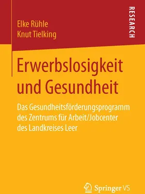 Produktbild von Erwerbslosigkeit und Gesundheit