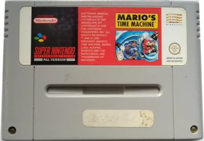Produktbild von Mario´s Time Machine SNES Super Nintendo Entertainment PAL Version