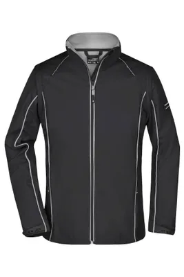 Produktbild von 2 in 1 Jacke mit abzippbaren Ärmeln black/silver, Gr. L