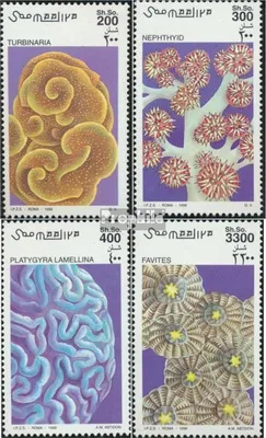 Produktbild von Briefmarken Somalia 1998 Mi 730-733 (kompl.Ausg.) postfrisch Korallen
