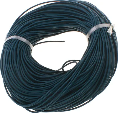 Produktbild von 10m Lederband rund ø  1 o. 2mm Farbwahl Lederriemen Lederschnur Rindslederschnur