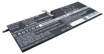 Image de TECHTEK Batterie pour ordinateur portable compatible avec [Lenovo] ThinkPad X1 Carbon 3444, ThinkPad X1 Carbon 3444 14, ThinkPad X1 Carbon 3448, Thi"