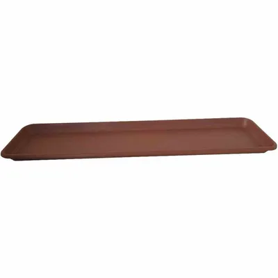 Image de Siena Garden 28S-7701MP Soucoupe rectangulaire 77cm terra pour balconnière br. 80cm, terracotta