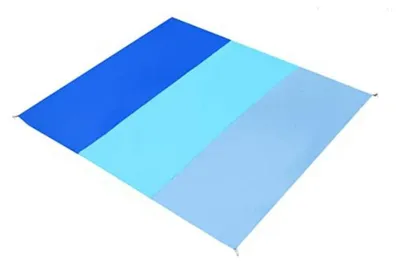 Produktbild von Picknickdecke/Stranddecke, extra groß (200 x 210 cm), wasserdicht, sandabweisend, schnelltrocknend, ideal für Reisen, Camping, Wandern und Musikfestivals