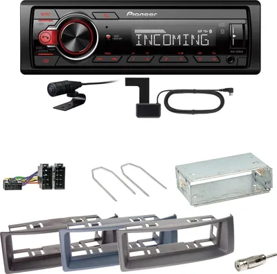 Produktbild von Pioneer MVH-330DAB Bluetooth Digitalradio Einbauset für Renault Megane Scenic 1
