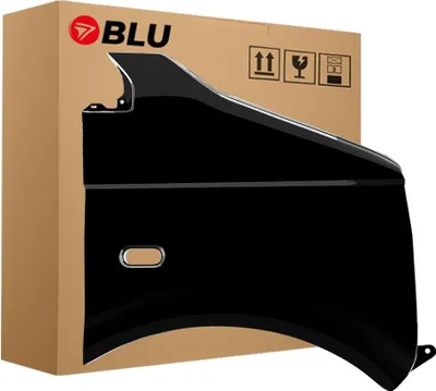 Zdjęcie produktu dla BLU Błotnik Premium pasujący do VW Volkswagen Transporter T5 / Multivan LC9X Prawy Czarny TiefSchwarz | 2003-2015 | Przedni Przód | Lakierowany | Gotowy do montażu | Ocynk