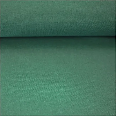 Bündchenstoff Schlauchware 50(100)cm extrabreit Meterware ab 25cm Jersey Oeko-Tex saphirgrün