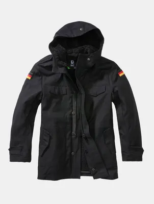 Image de Brandit Kids BW Parka noir, 170/176