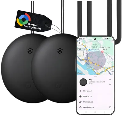 Image de Android GPS Smart Tag AirTag alternatif Google Trouver mon appareil APP Tracker GPS Android UNIQUEMENT pour clés/bagages/sacs/valises/portefeuilles/animaux domestiques
