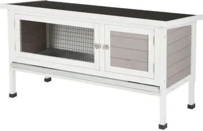 Obrázek produktu pro Kleintierstall, Kaninchenstall FREDDY, 116x45x62cm, Weiß