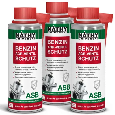 Produktbild von MATHY-ASB Benzin AGR-Ventil-Schutz 3 x 200 ml - Benzin-Additiv zum Schutz vom AGR-Ventil