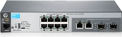 Produktbild von HPE Aruba Networking Aruba 2530 8G, Managed, L2, Gigabit Ethernet (10/100/1000), Vollduplex, Rack-Einbau, 1U