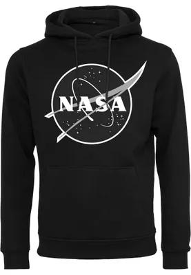 Produktbild von Mister Tee Hoodie NASA Black-and-White Insignia Hoody Black-XXL