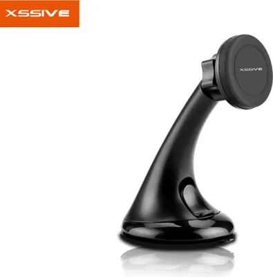 Obrázek produktu pro Xssive Magnetický držák mobilního telefonu do auta 360° na palubní desku kompatibilní se smartphony černý