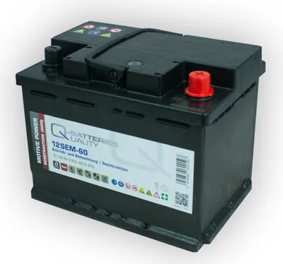 Produktbild von Q-Batteries 12SEM-60 12V 60Ah Semitraktionsbatterie