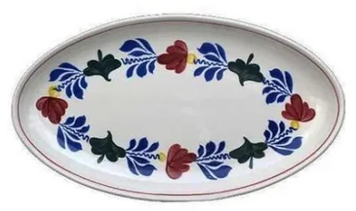 Productafbeelding van Boerenbont serveerschaaltje 13,5 x 24 cm