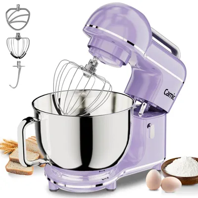 Küchenmaschine 2000 W, 7 l Edelstahlschüssel, 10 Stufen, inkl. Zubehör