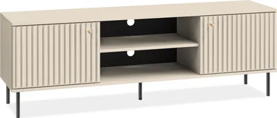 Obrázek produktu pro KONSIMO TV stolek "DROMA", krémová, dřevo, elegantní, 160x53x40cm