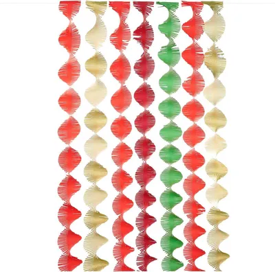 Produktbild von Krepp Girlanden, Weihnachtsmix,MIX