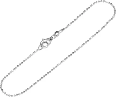 Produktbild von Armband 925 Sterling Silber 19cm Kugelkette rund Damen designer Armbandkette