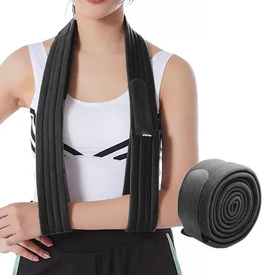 Produktbild von Schwarzes Armschlingentragetasche links rechts