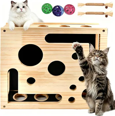 Produktbild von Katze Interaktives Katzenspielzeug, 30*25 CM Kratzbretter Katze