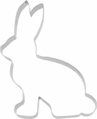 Image de Birkmann Emporte-pièce XXL lapin, emporte-pièce, moule à biscuit, biscuit, acier inoxydable, 14 cm, 199606