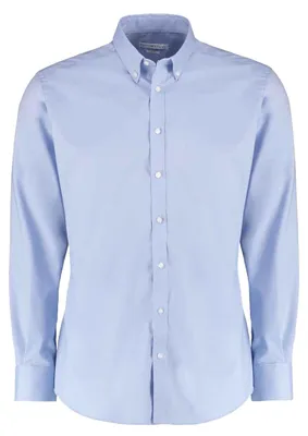 Image de Kustom Kit - Chemise stretch pour homme à manches longues LT5099 (38,5 cm) (bleu clair)