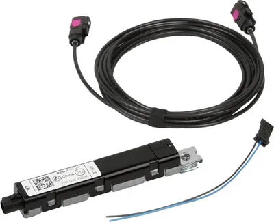 Produktbild von Original Antennen Modul + Kufatec Kabelbaum SET DAB DAB+ für VW Touareg II 7P
