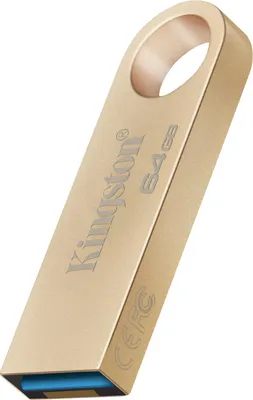 Produktbild von Kingston DataTraveler SE9 G3 - USB-Flash-Laufwerk - 64 GB - USB 3.2 Gen 1 - Gold