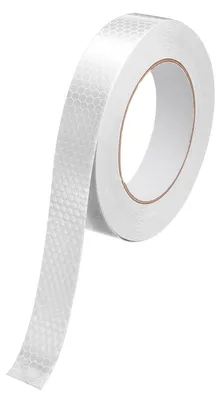 Produktbild von Solidchoice – Reflektierendes Markierungsband, 2,5 cm x 167 m, wasserdicht, PVC, Sicherheitsmarkierung