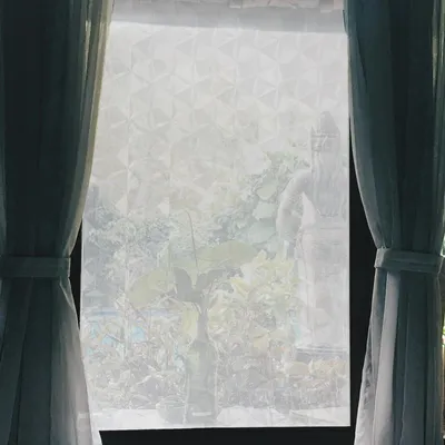 Sichtschutzfolie mit Prismamotiv, 100 x 45 cm, transparent