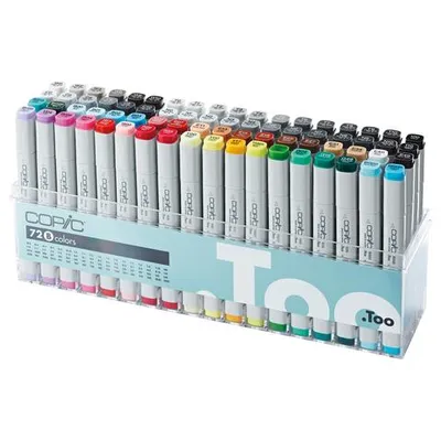 Produktbild von COPIC Profi Marker 72er Set 2