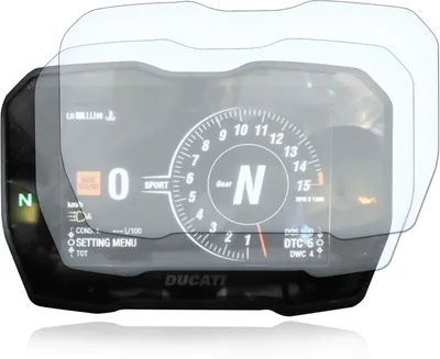 Produktbild von Tachoschutzfolie Displayschutzfolie passend für Ducati Diavel V4 2023+ 2x Anti Glare