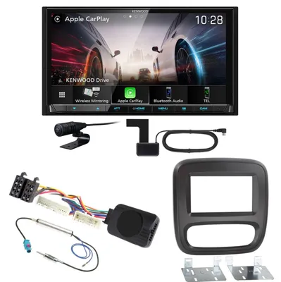 Produktbild von Kenwood DMX8021DABS Android Auto CarPlay Bluetooth Einbauset für Opel Vivaro B