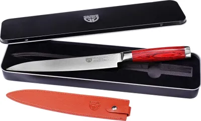 Produktbild von GRÄWE Damaszener Filetiermesser 21 cm Klinge