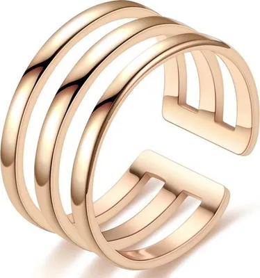 Produktbild von Ring TX-17261 - Golden/Rosa für Damen KP17261