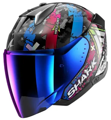 Image de Shark Skwal I3 Jet Hellcat casque jet noir M noir M