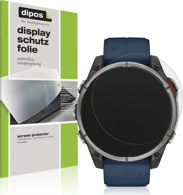 Image de 6x Film de protection d'écran pour Garmin Quatix 8 47mm protecteur antireflet dipos