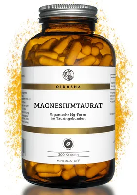 QIDOSHA Magnesium-Taurat, 300 Kapseln im Apotheker… – Bild 1