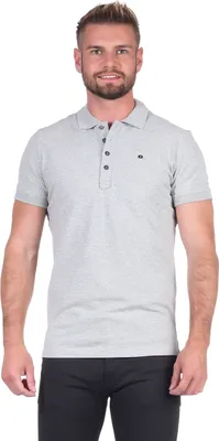 Produktbild von Diesel Herren Poloshirt Polohemd Polo Shirt Pique kurzarm Hemd Model: T-Heal, Farbe: Grau, Größe: S