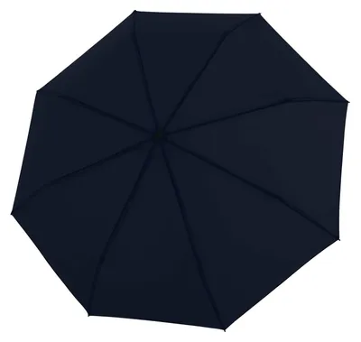 Produktbild von Knirps Taschenregenschirm Regenschirm Timber Manual Navy dunkelblau