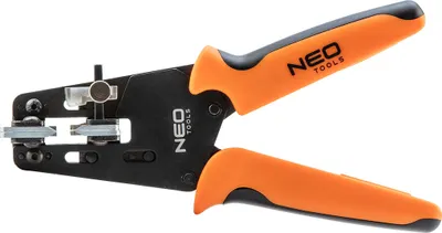 Obrázok produktu pre NEO TOOLS Nástroj na odizolovanie fotovoltaických káblov s dĺžkou 220 mm, PVC rukoväť, uhlíková oceľ, priemer kábla 0,25 mm2 - 6,0 mm2, dvojzložková rukoväť, doraz dĺžky izolácie
