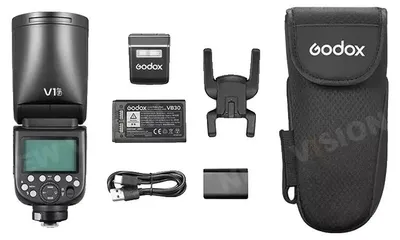 Immagine prodotto di Flash della fotocamera, tecnologia TTL, sincronizzazione ad alta velocità, V1PRO-F