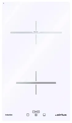 Immagine prodotto di Piano cottura a induzione domino 30cm 2 focolari neri Airlux ATI322WH