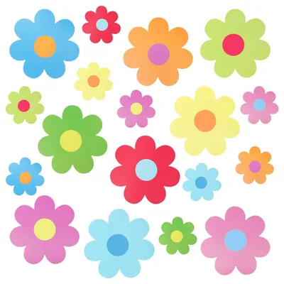 Productafbeelding van 54 Stuks Papieren Bloemen Knipkunst voor Decoratie