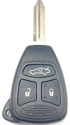Zdjęcie produktu dla Obudowa klucza Techstar® z 3 przyciskami do Chrysler 300C, Dodge, Jeep – kompatybilna z ostrzem CY24 (2005–2008)